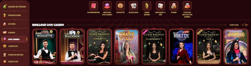 Magius Casino live