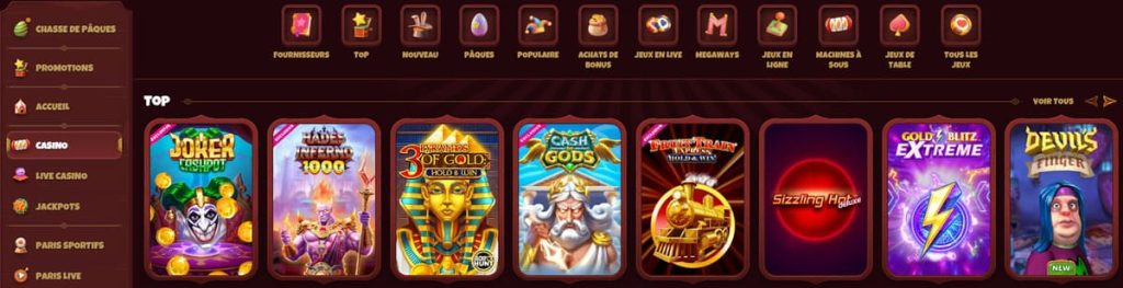 Magius Casino machines à sous