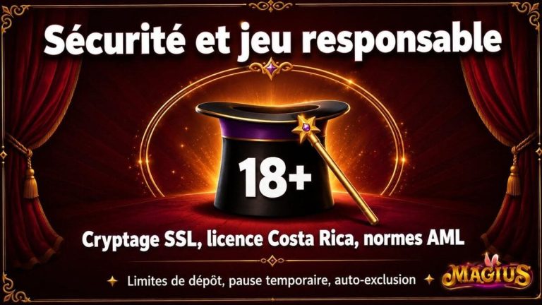 Magius Casino jeu responsable