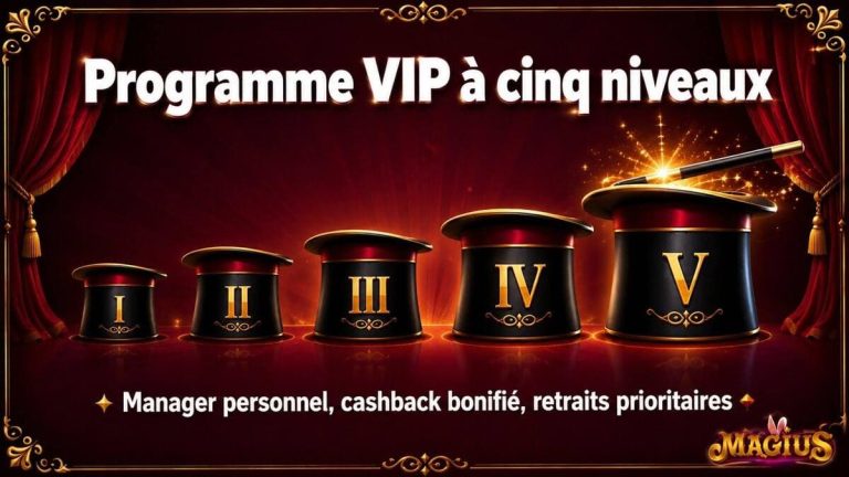 Magius Casino programme VIP